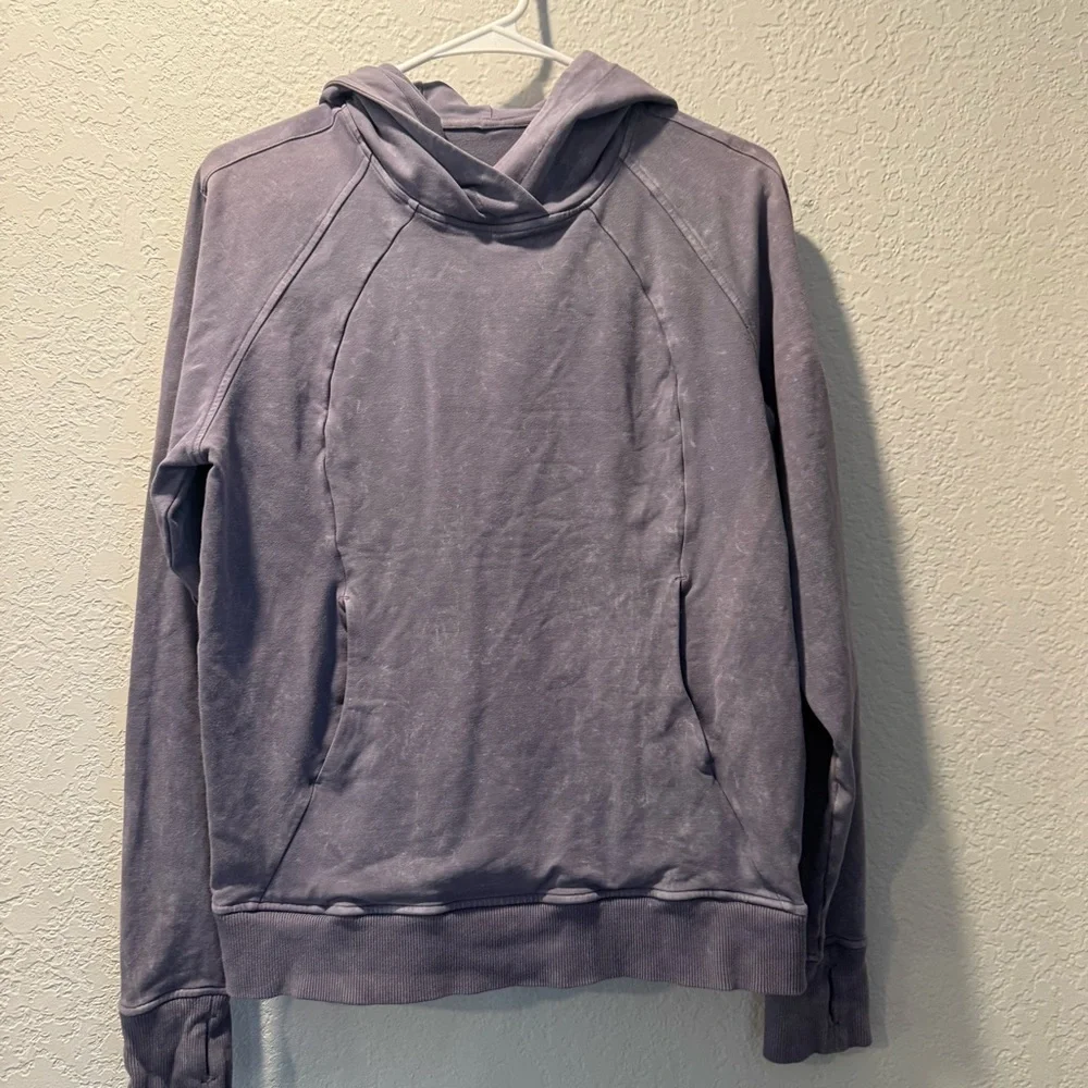 Lululemon Women’s Washed‎ Purple Quartz Scuba Hoodie Size 4